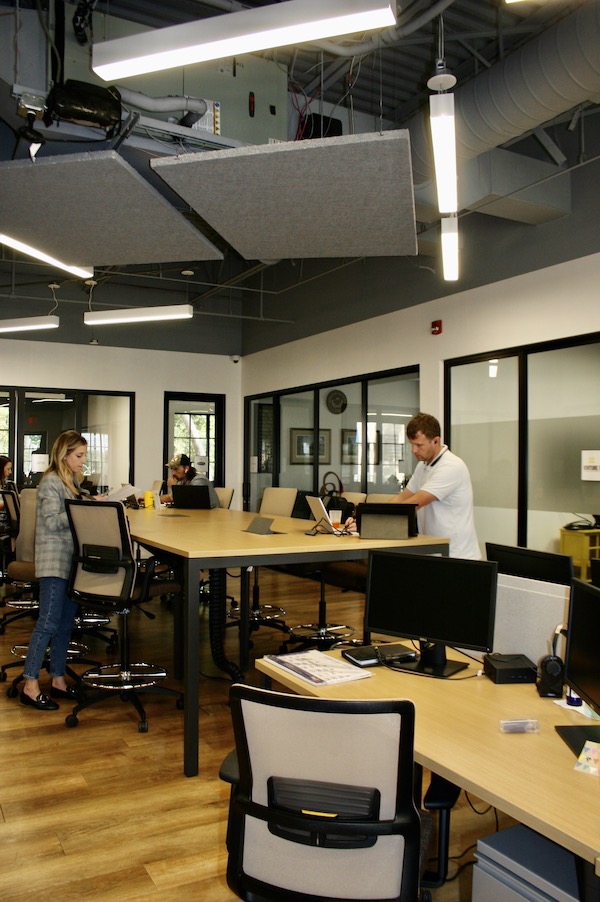 Venture X Interior workstations